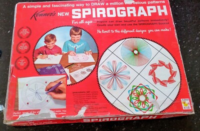 Spirograph 401 Vintage 1967 Kenner Not Complete See Descrip Arts Crafts Drawing