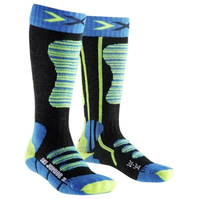 X-Socks Socken Ski Carving Silver Junior marine/blau Gr.24/26