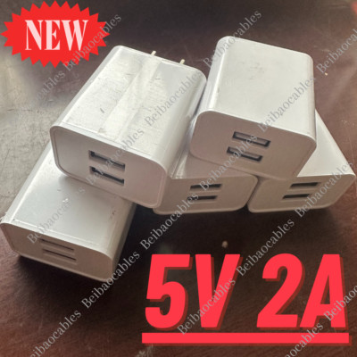 5V 2A USB Port Wall Charger 5 Volt 2 Amp AC-DC Power Adapter Converter 6 Pack