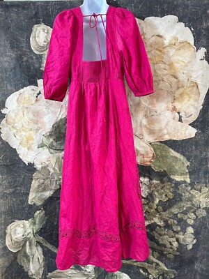 Lisa Lace Midi Dress at Free People in Hollyhock, Size: S