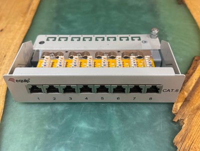Equip 227369 Patchpanel, 8-Port Cat 6