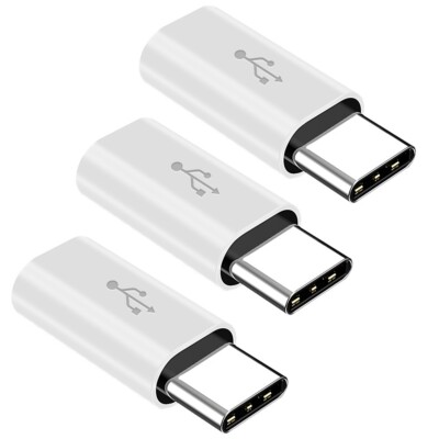 Superior Quality High Security Efficient Time Saving 3 x Micro to Type C Adaptor
