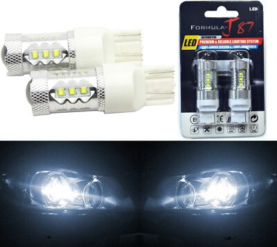 80W 7440 Amber Orange LED Turn Signal Bulbs – 2 Pack, 1000 Lumens, 12V