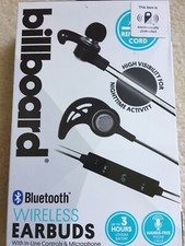 BB898 billboard EARBUDS with-in-line Controls  Microphones