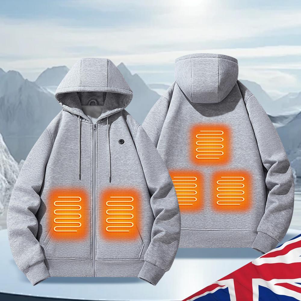 ALTRA Felpa invernale riscaldante casual con cappuccio cappotti larghi giacca termica riscaldata per uomo e donna