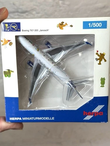 CONDOR JANOSCH BOEING 767-300 1/500 HERPA 524704 D-ABUE IN 767 TIGER DUCK