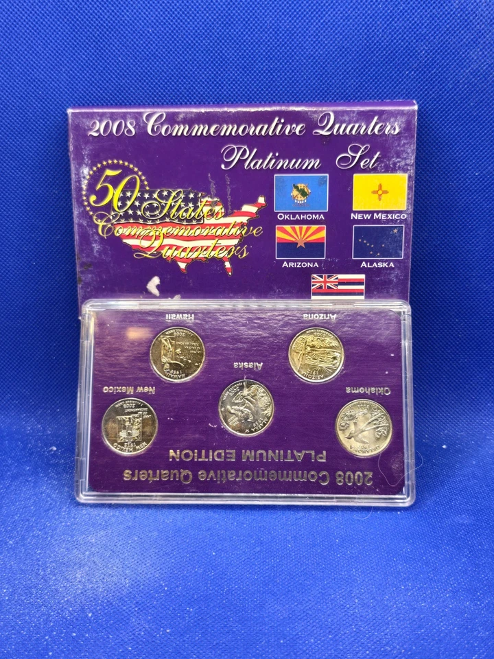 2008 COMMEMORATIVE QUARTERS PLATINUM SET - Image 2 of 2