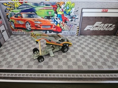 RARE VINTAGE Hot Wheels Blackwall Mongoose Funny Car Corvette Stingray Diecast