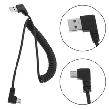 Mini Usb Charger Cable Data Sync Coiled Extension Cord