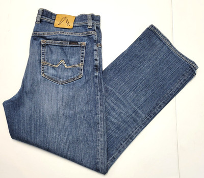 ALBERTO DENIM JEANS MEN'S 36x29 Tommy D Comfort Fit Blue T400 Light Wash 36