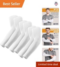 Cooling Arm Sleeves with UPF 50 Protection - Tattoo Cover Sun Shield, Unisex