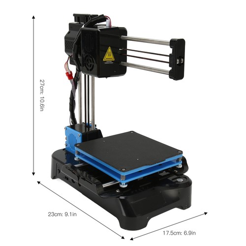 FDM Mini 3D Printer Quiet High Accuracy Upgraded Extruder Technology 4x4x4in FY - Afbeelding 4 van 36