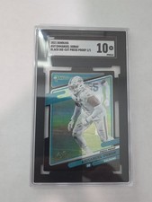 2021 Panini Donruss Emmanuel Ogbah #69 Black Die-Cut Press Proof 1/1 SGC 10