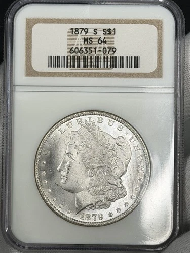 1879-S $1 Morgan Silver Dollar NGC MS64 NOT SENT TO CAC UNDERGRADED PROOF LIKE!