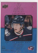 2021-22 UPPER DECK NHL HOCKEY SUPERSTAR PATRIK LAINE COLUMBUS BLUE JACKETS - 55