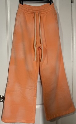 Orange Ombré Sweatpants (size M)-Brand New Vintage-style Wide Leg