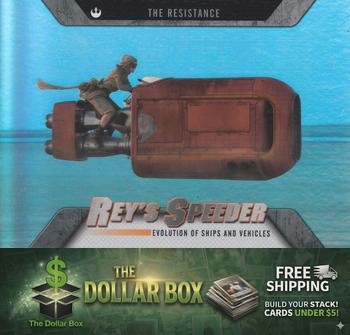2016 Topps Star Wars Evolution #EV-12 Rey's Speeder Evolution of Vehicles