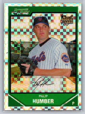 2007 Bowman Chrome X-Fractors #215 Philip Humber /250