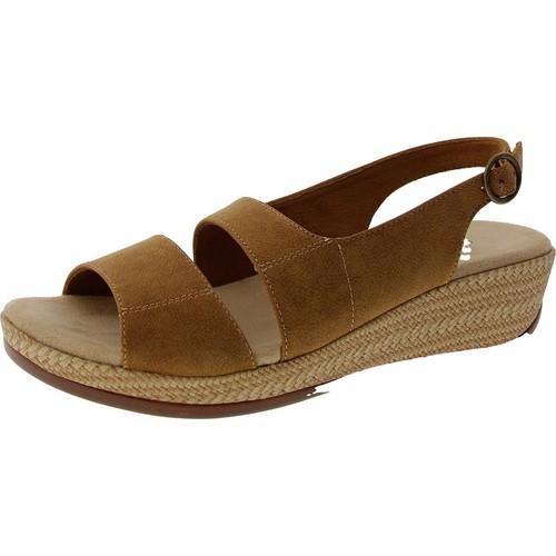 Chaussures Femme Easy Street Slingback Blanc - Taille 8 Largeur Extra Large (WW) - Neuf Avec Emballage