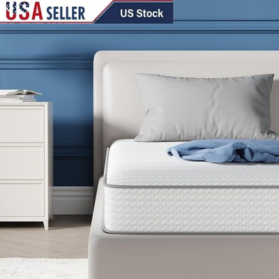 #ad SmartS Coil Hybrid Mattress Euro Top Pressure Relief Breathable Comfort New $96.86