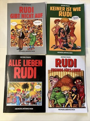 4x Peter Puck Comics: Alle Lieben Gibt Nicht Auf Keiner Ist Freunde Fürs Leben