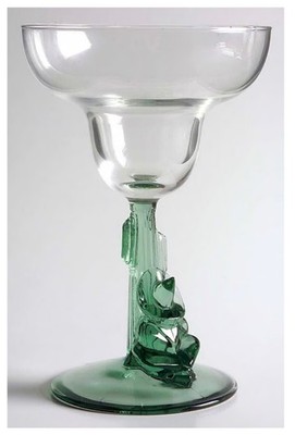  Siesta  Vintage Margarita Glasses by CRISTAL D'ARQUES - DURAND