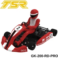 Team Saxo GK-200-PRO 1/8 RC Go Kart KIT ARTR Red Brushless Racing Car Cart Hobby