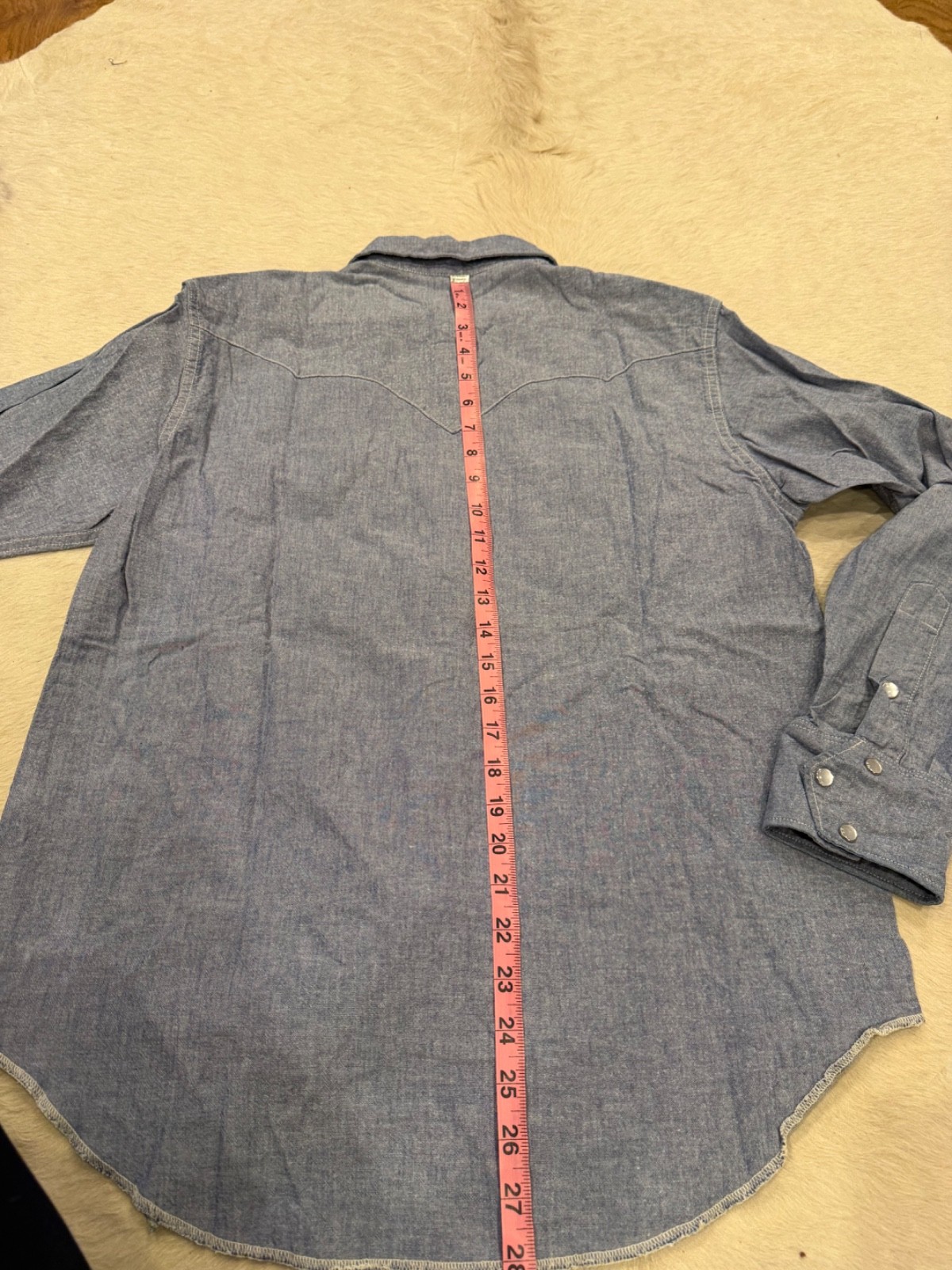 Engineered Garments Chambray Western Button Down … - image 4