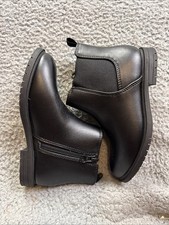 Cat Jack Toddler Girls 11T Black Tanner Chelsea Ankle Boots
