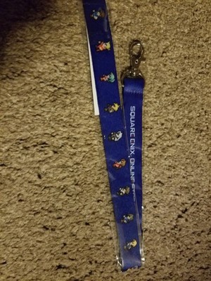 Square Enix Store Exclusive Final Fantasy Pixel Remaster Lanyard Necklace NEW