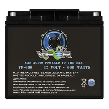 Mighty Max Viper Vp-600 Audio Battery For Kinetik Hc600b Power Cell Car Audio