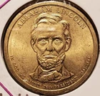 2010-P Presidential Dollar Abraham Lincoln — photo from another recent sale
