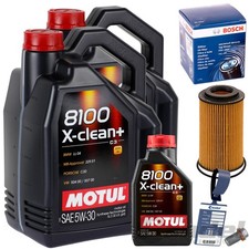 BOSCH ÖLFILTER 1457437001+MOTUL 5W30 ÖL für MERCEDES SPRINTER CDI 904 905 906