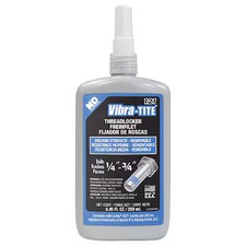 Vibra-Tite 12125 Threadlocker, Vibra-Tite 121, Blue, Medium Strength, Liquid,