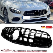 Panamericana GT Grill K&uuml;hlergrill F&uuml;r Mercedes R231 SL550 SL450 2017-22 Schwarz