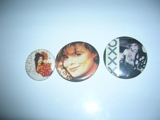 PAULA ABDUL BUTTON PINBACK LOT OF 3 VINTAGE LATE 1980'S