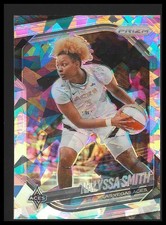 2025 Panini Prizm WNBA #119 NaLyssa Smith Ice Prizms Las Vegas Aces