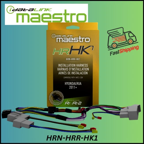 IDATALINK MAESTRO HRN-HRR-HK1 / ADS-MRR/MRR2 HARNESS FOR 2010-19 HYUNDAI / KIA - image 1 of 3