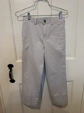 Brooks Brothers Pants Boys 10 Beige Khaki Adjustable Waist 100 Cotton School