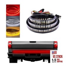 Tailgate Light Bar, 59 Inch Row LED Tailgate Light Bar, LED Flexible 59" Triple