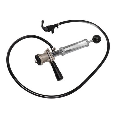 D System Beer Keg Tap Chrome Iron Keg Party Pump Faucet Hose For Party Picnic