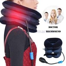 Cervical Neck Traction Device Inflatable Adjustable Neck Stretcher Neck