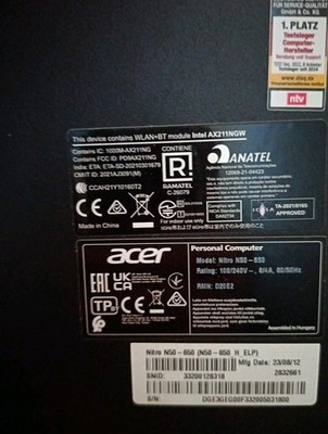 Acer NITRO N50-650
