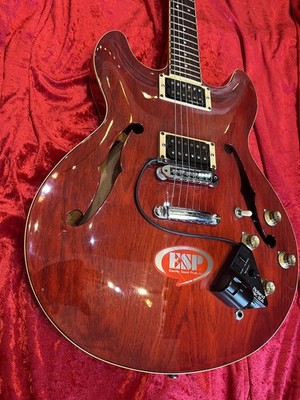 Yamaha Super Axe SA700 Cherry Semi Hollow Electric Guitar Japan