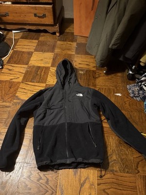 North Face Denali Fleece Jacket Men s Medium Black Polartec Full Zip Hooded