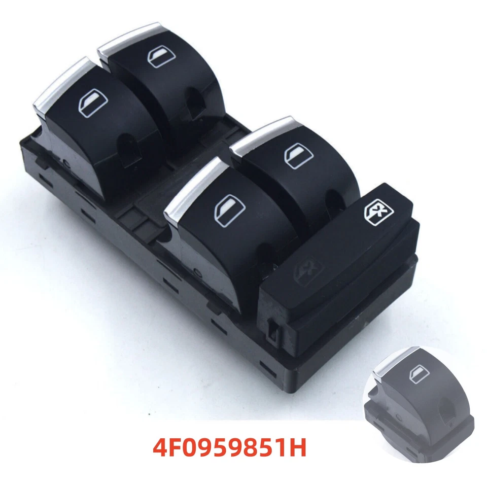 Power Window Switch For Audi A3 S3 Q7 RS3 2011 2012 2013 2014 2015 4F0959851H Foto 3 de 4