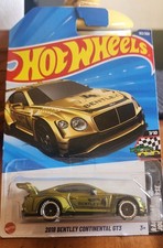 🔥Custom🔥2025 Hot Wheels, 2018 Bentley Continental GT3, #162, Race Day, JBC18