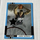 2004-05 Bowman Signature Andre Iguodala Rc Jersey /1000 #57 Rookie edge chip