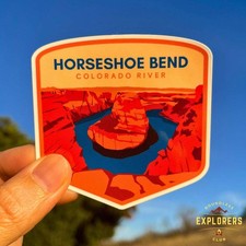 Horseshoe Bend Glen Canyon Arizona National Park Sticker Water Bottle Laptop Car