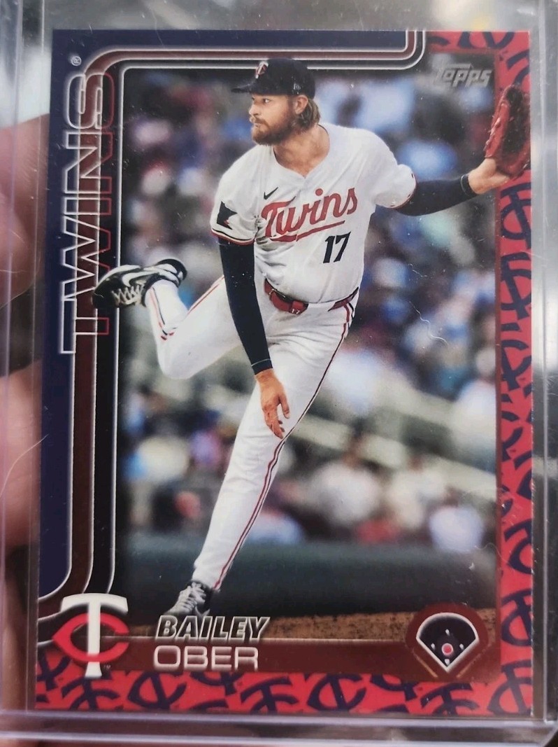2025 Topps Series 1 - Bailey Ober #12 Team Color